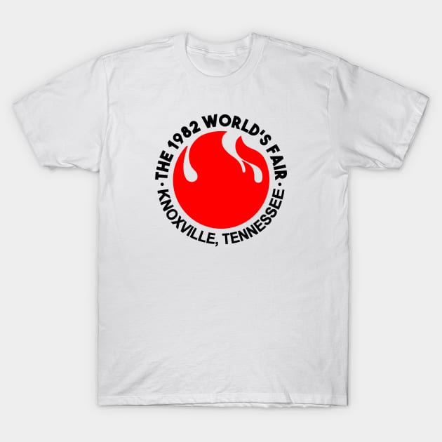 '82 World's Fair Logo - 4 T-Shirt by BigOrangeShirtShop